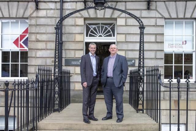 Michael Murray and Robert Winters, leaders of Johnston Carmichael's construction and property incentives team. Picture: Contributed