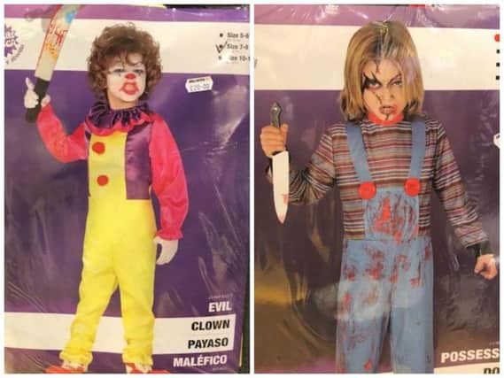 The shop has come under fire for selling controversial child-sized horror costumes. Picture: Submitted