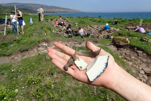 A number of small finds made at the site, which overlooks the Moray Firth. PIC: GUARD Archaeology.