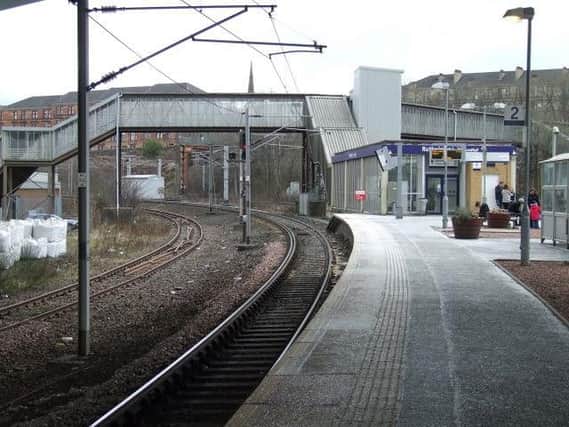 Rutherglen railway station where the attack took place