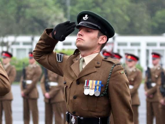 Corporal Joshua Hoole, of Ecclefechan, Dumfries and Galloway, was pronounced dead by an air ambulance doctor after being taken ill at the Dering Lines Infantry Battle School in Brecon, Powys, in July 2016. Picture: SWNS