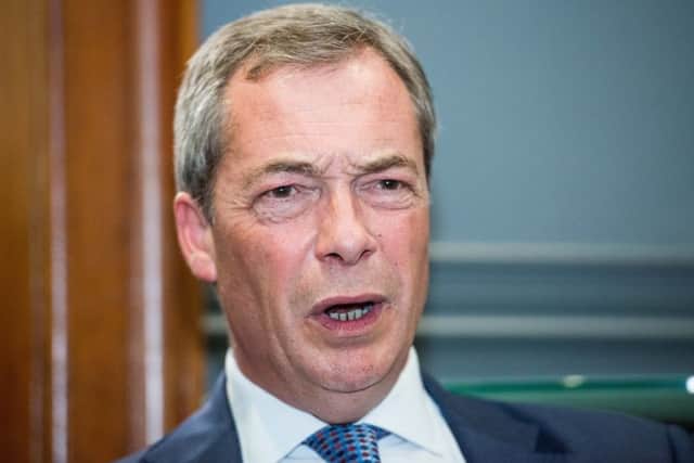 The EU is a 'militarised empire', if you believe Nigel Farage (Picture: Ian Georgeson)