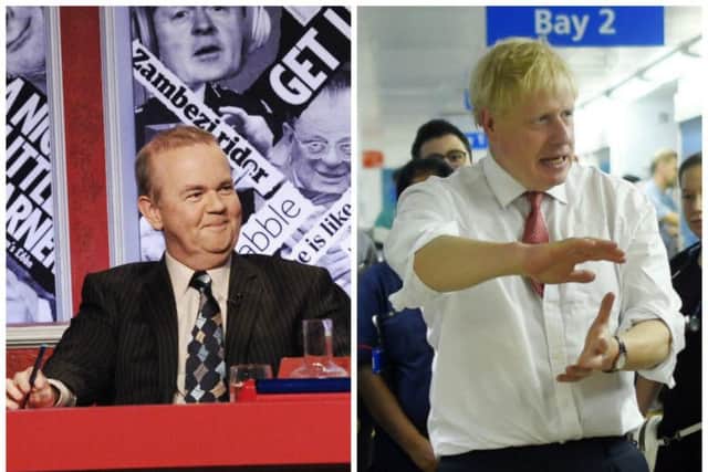 The prime minister has been compared to a 'tub of lard' by Private Eye editor Ian Hislop. Picture: Have I Got News For You/PA