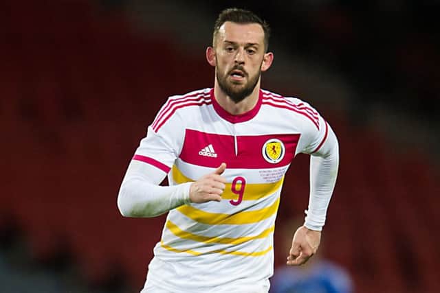 Sheffield Wednesday striker Steven Fletcher in action for Scotland. Picture: John Devlin