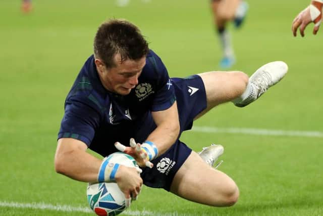 George Horne scores against Russia. Picture: Mike Hewitt/Getty Images