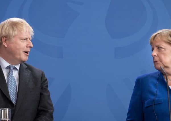 Angela Merkel must be outraged by the effrontery of the British briefing about her call with Boris Johnson (Picture: Stefan Rousseau/PA Wire)