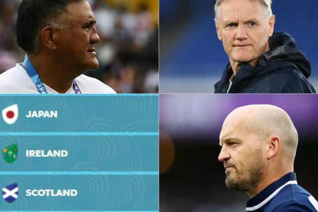 Japan, Ireland and Scotland are locked in a three-way battle for the top two spots in Pool A