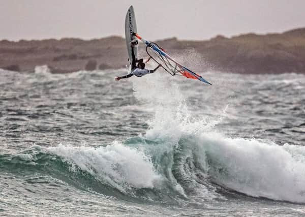 The Tiree Wave Classic is the longest-running windsurfing competition in the world. PIC: Richard Whitson