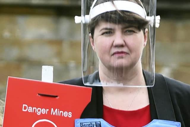 Ruth Davidson has given her support to a new fundraising campaign by landmine-clearing charity, the HALO Trust.