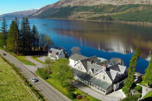 Whispering Pine Lodge includes 25 en-suite bedrooms and a brasserie offering views of Loch Lochy. Picture: Contributed