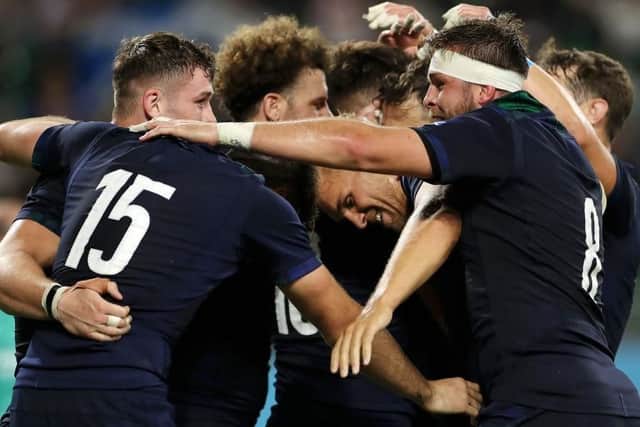 Scotland recorded their second-highest margin of victory at a World Cup in their previous match. Picture: Getty