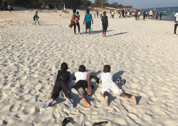 Mother's Day is a public holiday in Malawi and people flock to the lake (Picture: Nigel Guy)