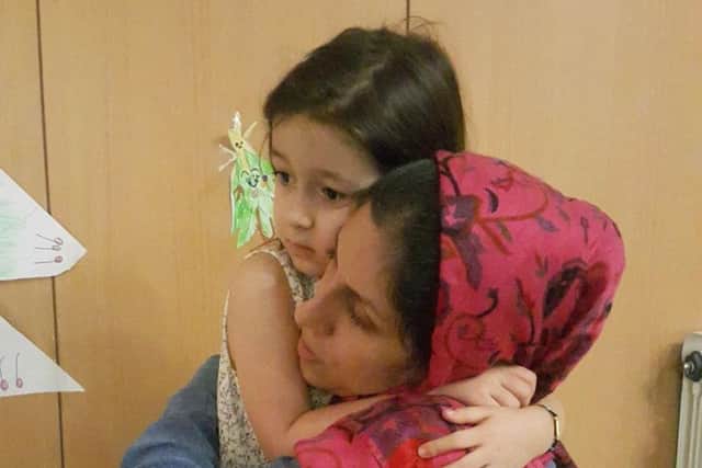 Nazanin Zaghari-Ratcliffe with her daughter Gabriella