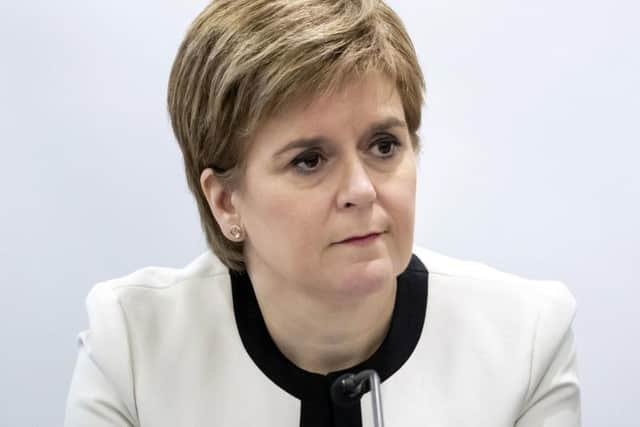 First Minister Nicola Sturgeon