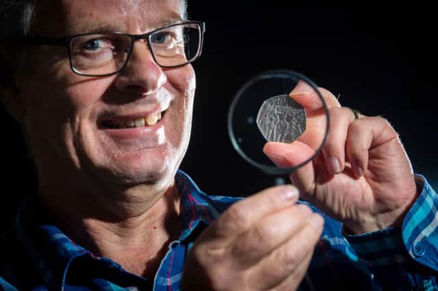 Alan Wilson is a coin collector 
.