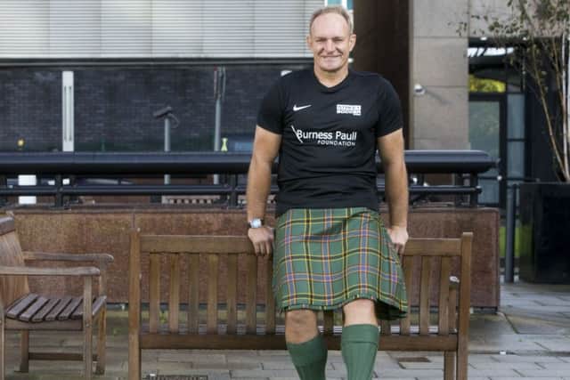 South Africa's World Cup-winning captain Francois Pienaar was in Glasgow to speak at a Street Soccer event. Picture: Jeff Holmes
