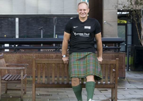 South Africa's World Cup-winning captain Francois Pienaar was in Glasgow to speak at a Street Soccer event. Picture: Jeff Holmes
