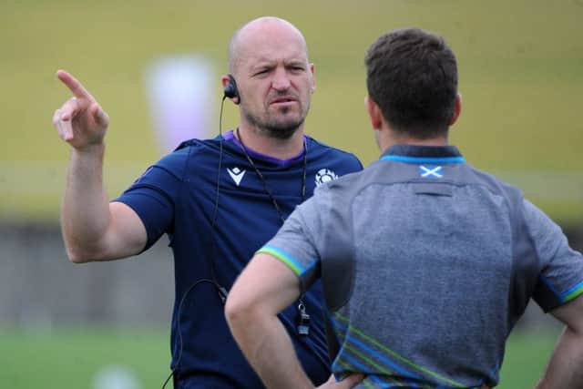Scotland head coach Gregor Townsend during a training session. Picture: David Gibson/Fotosport