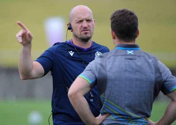 Scotland head coach Gregor Townsend during a training session. Picture: David Gibson/Fotosport