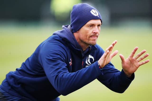 Scotland coach Shane Burger. Picture: Ian MacNicol/Getty Images