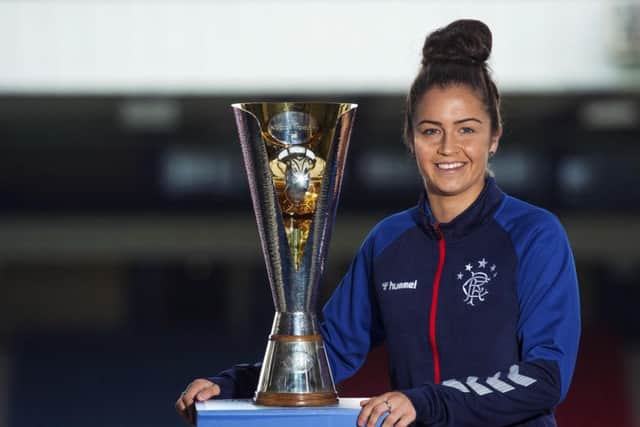 Rangers' Emma Brownlie looks forward to the SSE Scottish Cup semi-final against Glasgow City. Picture: Mark Scates/SNS
