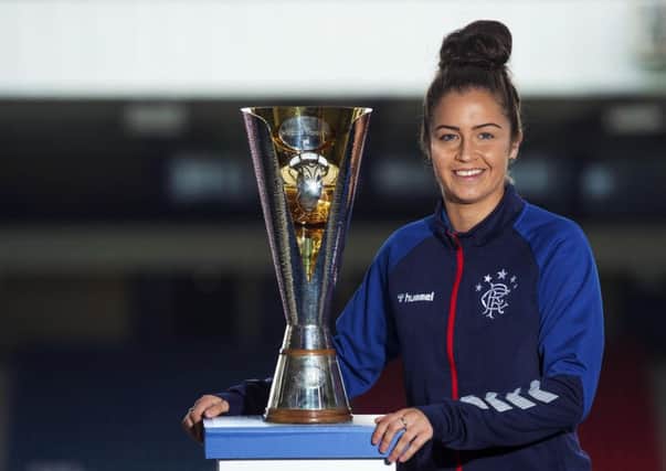 Rangers' Emma Brownlie looks forward to the SSE Scottish Cup semi-final against Glasgow City. Picture: Mark Scates/SNS