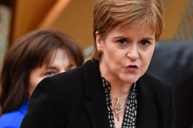 Nicola Sturgeon has also warned Nationalist hardliners they risk falling into a "unionist trap" over their support for a so-called universal declaration of independence after an SNP election victory.