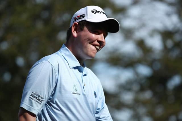 Bob MacIntyre smiles as he walks off the 5th green during the final round of the Italian Open. Picture: Matthew Lewis/Getty Images