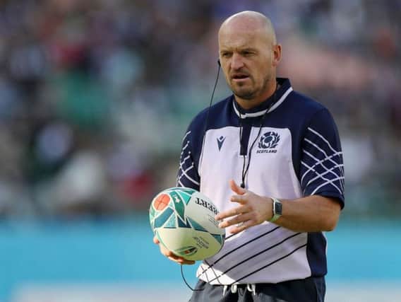 Scotland coach Gregor Townsend conceded his team didn't do enough to get the win they needed against Japan to stay in the World Cup. Picture: Getty Images