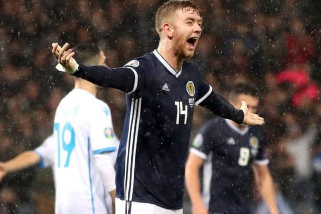 Kilmarnock centre-back got the nod for his debut and didn't disappoint. Started move that led to opener, assisted McGinn's third and scored himself.