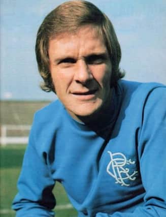 Joe Mason signed for Rangers in 1972
