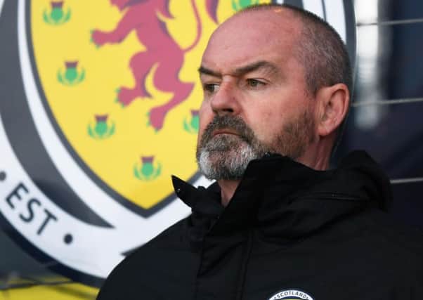 Scotland manager Steve Clarke watches on during the 6-0 win over San Marino. Picture: Craig Williamson/SNS