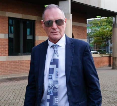Former footballer Paul Gascoigne at Teesside Crown Court. Photo by Ian Forsyth/Getty Image