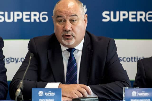 SRU chief executive Mark Dodson