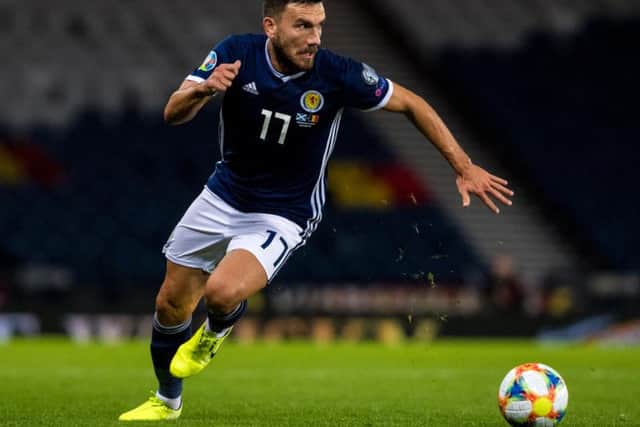 Robert Snodgrass has announced his retirement from international football. Picture: SNS