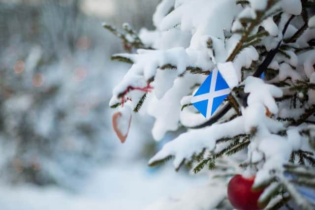 Scotland doesn't always get a "White Christmas" but it does better than the rest of the UK. (Picture: Shutterstock)