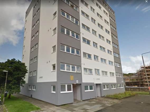 The body of a man was found in a flat on Carrbridge Drive in the Maryhill area of Glasgow on Monday. Picture: Google
