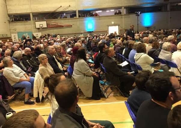 Nigel Farage told a Brexit Party rally in Cornwall that the debate was now about the very soul of democracy itself (Picture: Bill Jamieson)