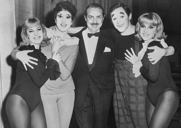Anna Quayle, second from left, at the opening night of the musical Stop the World  I Want to Get Off in 1961, with, from left, Jennifer Baker, producer David Merrick, Anthony Newley and Susan Baker  (Picture: Keystone/Hulton Archive/Getty Images)