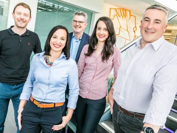 From left: Alasdair Mort and Anne Roberts with Ian Stevens, Doretta Tsetou and Tony Ross. Picture: contributed.