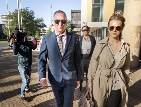 Former England footballer Paul Gascoigne arrives at Teesside Crown Court, Middlesbrough. Danny Lawson/PA Wire