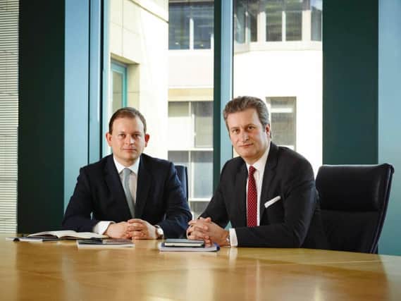 Cairn Energy's chief financial officer James Smith and chief executive Simon Thomson. Picture: Contributed
