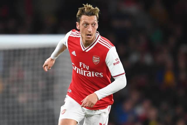 Mesut Ozil is now back in the Arsenal first team after lay-off following attempted carjack. Picture: Arsenal FC.