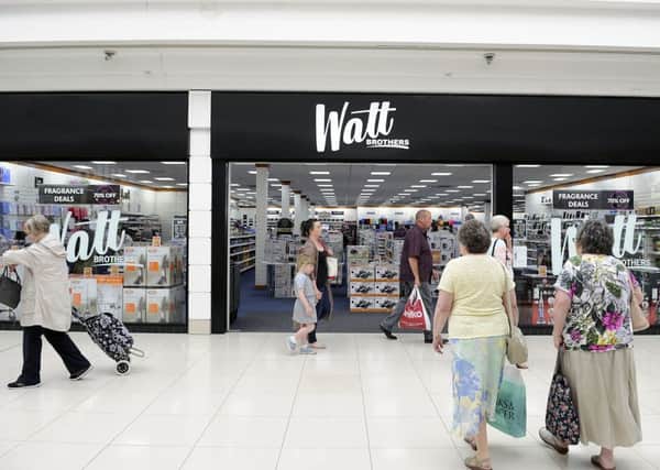 Watt Brothers had a chain of stores across Scotland like this one in Falkirk (Picture: Michael Gillen)