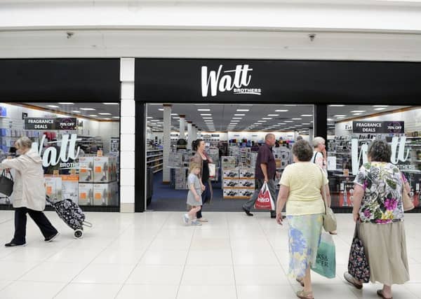 Watt Brothers had a chain of stores across Scotland like this one in Falkirk (Picture: Michael Gillen)