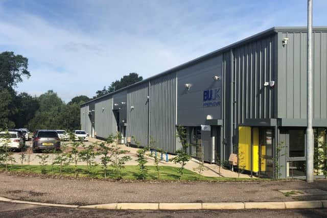 The campus totals more than 44,200 square feet across 15 industrial units and is currently 75 per cent let. Picture: Contributed