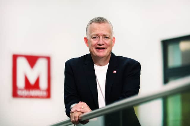 Graeme Malcolm, chief executive and founder at M Squared, said the funding will help accelerate 'ground-breaking' work. Picture: John Devlin.