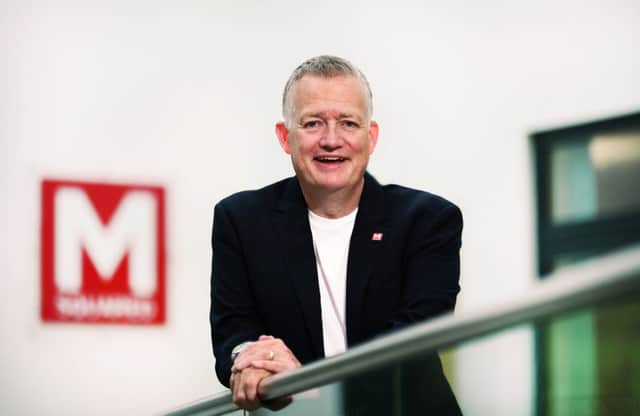 Graeme Malcolm, chief executive and founder at M Squared, said the funding will help accelerate 'ground-breaking' work. Picture: John Devlin.