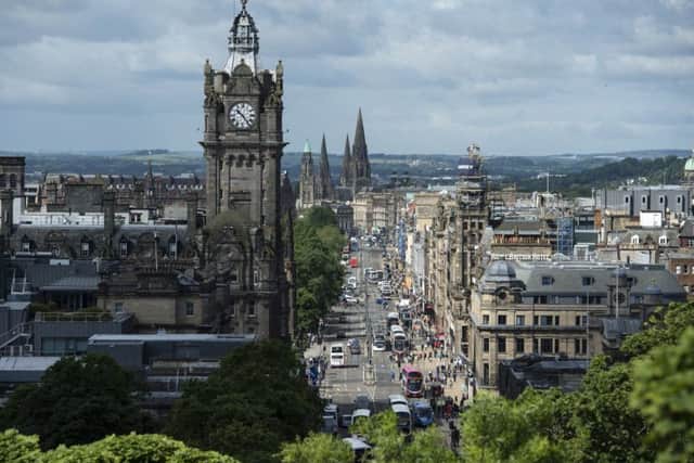 A sight to behold. Princes Street as seen from Calton Hill(Picture: Oli ScarffAFP/Getty Images)