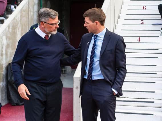 Steven Gerrard has backed Hearts boss Craig Levein to turn it around. Picture: SNS